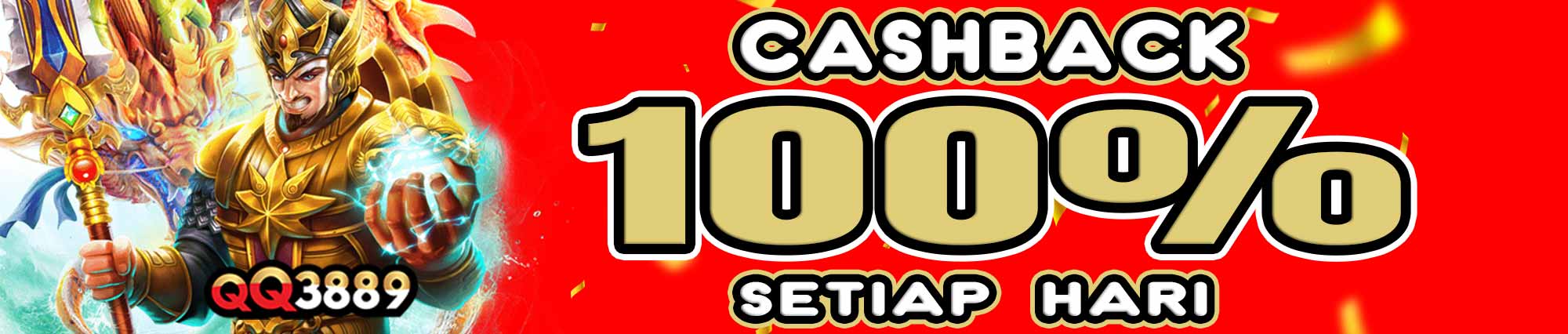 Promosi cashback QQ3889
